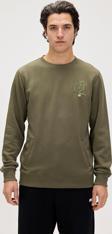 Runway Haki Erkek Baskılı Sweatshirt