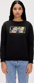 Re-Carina Siyah Kadın Sweatshirt