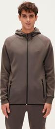 Leo Full-Zip Hoodie Antrasit Fermuarlı Kapüşonlu Erkek Sweatshirt