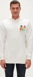 Rainbow Hoodie Off-White Beyaz Kapüşonlu Erkek Sweatshirt