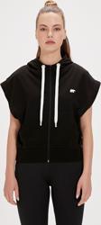 Kelly Siyah Full-Zip Sweatshirt