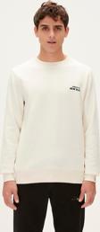 Re-World Recycle Marshmallow Beyaz Baskılı Erkek Sweatshirt