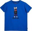 Hyper Bear Saks Mavisi Baskılı Çocuk Tişört