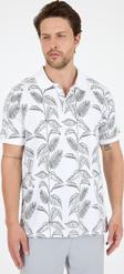 Erkek Polo Yaka Desenli T-Shirt – %95 Pamuk %5 Elastan – Şık, Esnek ve Rahat Kısa Kollu Tişört 0033
