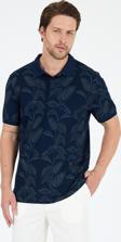 Erkek Polo Yaka Desenli T-Shirt – %95 Pamuk %5 Elastan – Şık, Esnek ve Rahat Kısa Kollu Tişört 0033