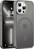 iPhone 13 Pro Uyumlu Kamera Korumalı Magsafe Wireless Şarj Özellikli Mat Silikon Kılıf