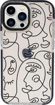 Mooodcase İphone 13 Pro Face Art Candy Bumper Darbe Emci Silikonlu Telefon Kılıfı