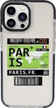 Mooodcase İphone 13 Pro Paris Ticket Candy Bumper Darbe Emci Silikonlu Telefon Kılıfı