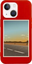 Butikcase İphone 13 Path Tasarımlı Kırmızı Telefon Kılıfı