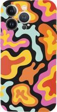 Butikcase İphone 13 Pro Uyumlu Colourful Wave Tasarımlı Lansman Telefon Kılıfı