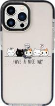 Mooodcase İphone 13 Pro Şirin Kedicikler Candy Bumper Darbe Emci Silikonlu Telefon Kılıfı