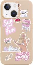 Butikcase İphone 13 Pool Party Tasarımlı Pembe Telefon Kılıfı