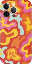 Butikcase İphone 13 Pro Uyumlu Colourful Wave Tasarımlı Lansman Telefon Kılıfı