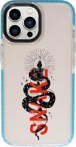 Mooodcase İphone 13 Pro Snake Candy Bumper Darbe Emci Silikonlu Telefon Kılıfı