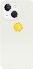 Butikcase İphone 13 Sun Tasarımlı Beyaz Telefon Kılıfı
