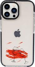 Mooodcase İphone 13 Pro Spilled Wine Candy Bumper Darbe Emci Silikonlu Telefon Kılıfı