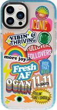 Mooodcase İphone 13 Pro Max Fresh Uyumlu Desenli Candy Bumper Silikonlu Telefon Kılıfı
