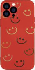 Mooodcase İphone 13 Pro Uyumlu Smile Desenli Kamera Lens Korumalı Darbe Emici Silikonlu Lansman Kılıf