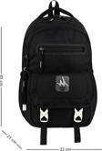 Unisex Lise Sırt Çantası Ortaokul Sırt Çantası 45*32 Cm Anahtarlık Hediyeli 