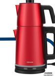 Goldmaster Chaidem Xl 2200 Watt Paslanmaz Çelik Damlatmaz Çelik Çay Makinesi Ve Su Isıtıcısı Kırmızı