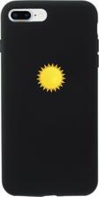 Butikcase İphone 8 Plus Sun Tasarımlı Siyah Telefon Kılıfı