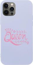 Butikcase Iphone 12 Pro Max Queen Tasarımlı Lila Telefon Kılıfı