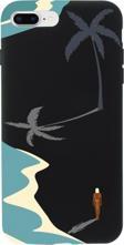 Butikcase İphone 7 Plus Beach Woman Tasarımlı Siyah Telefon Kılıfı