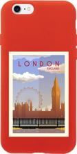 Butikcase İphone 8 London Tasarımlı Kırmızı Telefon Kılıfı