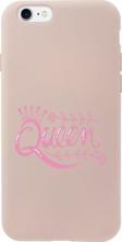 Butikcase İphone 7 Queen Tasarımlı Pembe Telefon Kılıfı
