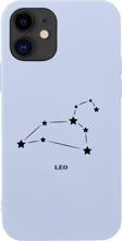 Butikcase İphone 12 Aslan Yıldız Tasarımlı Lila Telefon Kılıfı