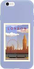 Butikcase İphone 8 London Tasarımlı Lila Telefon Kılıfı