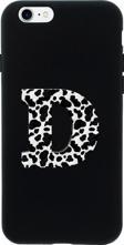 Butikcase İphone 7 D Harfi Tasarımlı Siyah Telefon Kılıfı