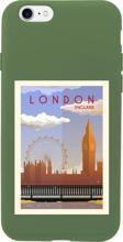 Butikcase İphone 8 London Tasarımlı Haki Telefon Kılıfı