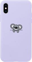Butikcase İphone Xs Koala Tasarımlı Lila Telefon Kılıfı