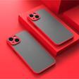 Mooodcase İphone 14 Plus Uyumlu Kamera Korumalı Buzlu Şeffaf Lüx Telefon Kılıfı Mchzr