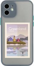 Butikcase Iphone 11 Lüx Kamera Lens Korumalı Greenland Denmark Gri Telefon Kılıfı
