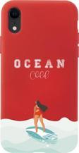Butikcase İphone Xr Ocean Child Tasarımlı Kırmızı Telefon Kılıfı