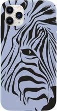 Butikcase Iphone 11 Pro Zebra Head Tasarımlı Lila Telefon Kılıfı