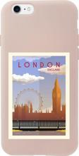 Butikcase İphone 8 London Tasarımlı Pembe Telefon Kılıfı