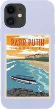 Butikcase İphone 12 Indonesia Tasarımlı Lila Telefon Kılıfı