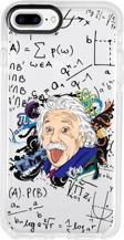 Mooodcase İphone 8 Plus Einstein In Formula Desenli Candy Bumper Silikonlu Telefon Kılıfı