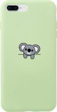 Butikcase İphone 8 Plus Koala Tasarımlı Yeşil Telefon Kılıfı