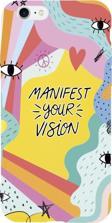 Mooodcase İphone 7 Manifest Your Vision Premium Silikonlu Telefon Kılıfı