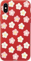 Mooodcase İphone X Uyumlu Minik Çiçekler Desenli Premium Silikonlu Telefon Kılıfı