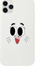 Mooodcase Iphone 11 Pro Max Gumball Tasarımlı Beyaz Telefon Kılıfı