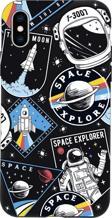 Mooodcase İphone Xs Space Design Premium Silikonlu Telefon Kılıfı
