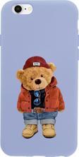 Mooodcase İphone 6S Teddy Bear Premium Silikonlu Telefon Kılıfı