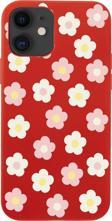 Mooodcase İphone 12 Uyumlu Minik Çiçekler Desenli Premium Silikonlu Telefon Kılıfı