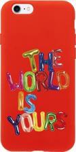 Mooodcase İphone 8 The World Is Yours Desenli Premium Silikonlu Telefon Kılıfı