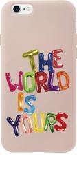 Mooodcase İphone 8 The World Is Yours Desenli Premium Silikonlu Telefon Kılıfı